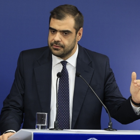 Ο κυβερνητικός εκπρόσωπος, Παύλος Μαρινάκης