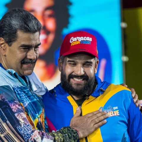 O Νικολάς Μαδούρο με τον γιο του, Νικολασίτο