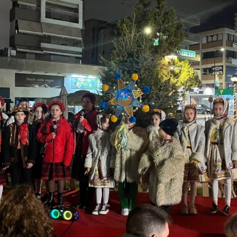 Ουκρανικά κάλαντα στο κέντρο της Αθήνας