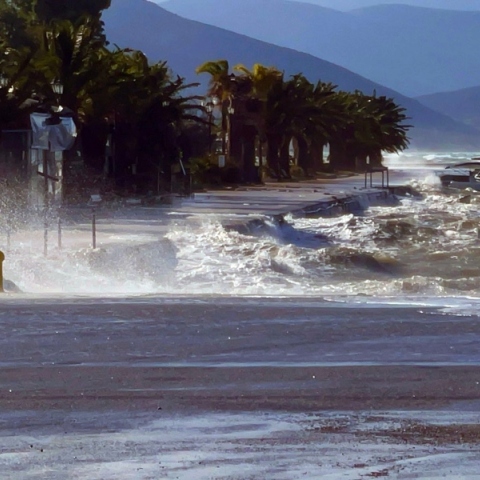 Κακοκαιρία στο Ναύπλιο