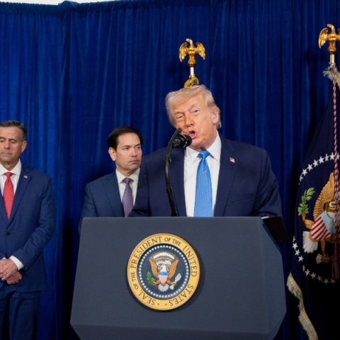 Ο πρόεδρος των ΗΠΑ, Ντόναλντ Τραμπ 