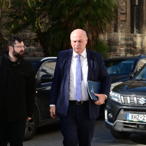 Ο υπουργός Αγροτικής Ανάπτυξης Κώστας Τσιάρας 