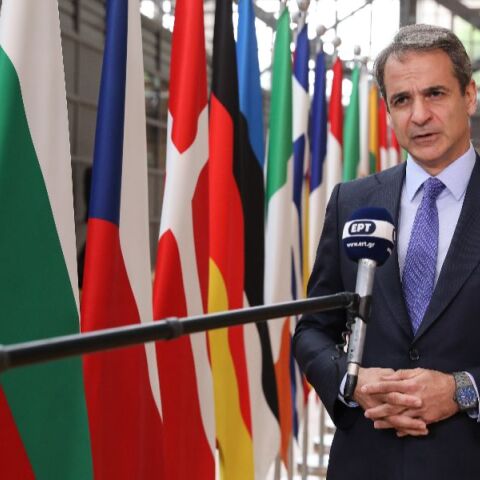 O Kυριάκος Μητσοτάκης