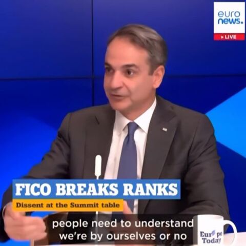 O Κυριάκος Μητσοτάκης στο Euronews