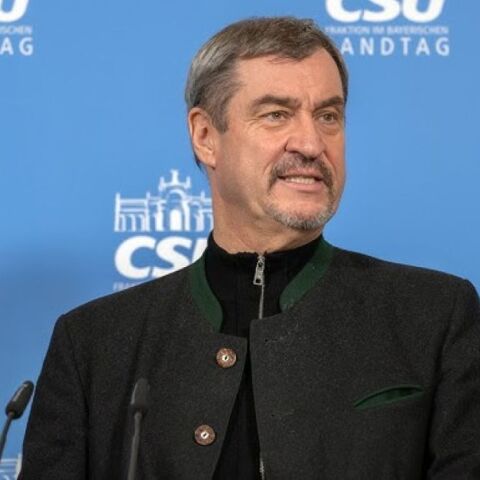 O πρωθυπουργός της Βαυαρίας Μάρκους Ζέντερ που προκάλεσε σάλο με τις νέες του δηλώσεις για τη συγχώνευση ομοσπονδιακών κρατιδίων
