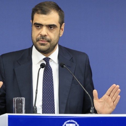 Ο κυβερνητικός εκπρόσωπος, Παύλος Μαρινάκης