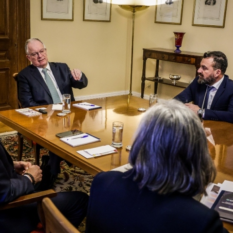 Συνάντηση του Προέδρου της Δημοκρατίας Κωνσταντίνου Τασούλα με εκπροσώπους και φορείς για θέματα οδικής ασφάλειας