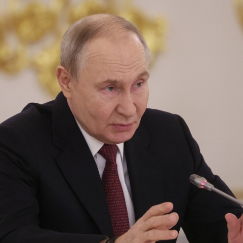 Ο πρόεδρος της Ρωσίας, Βλαντιμίρ Πούτιν