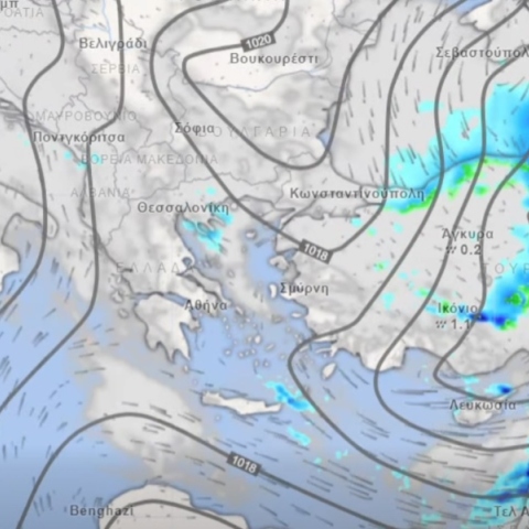 μετεωρολογικός χαρτης