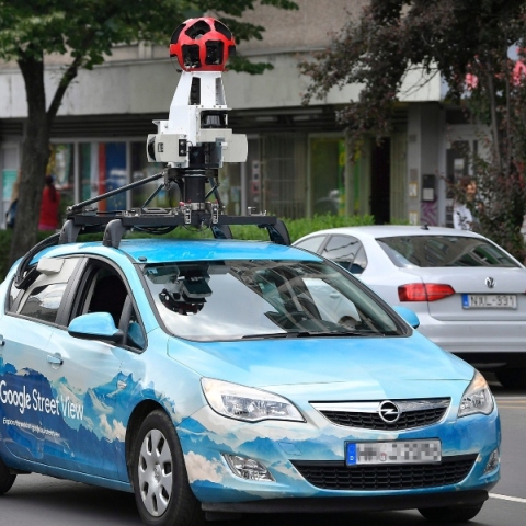 Όχημα της Google στους δρόμους της Βουδαπέστης