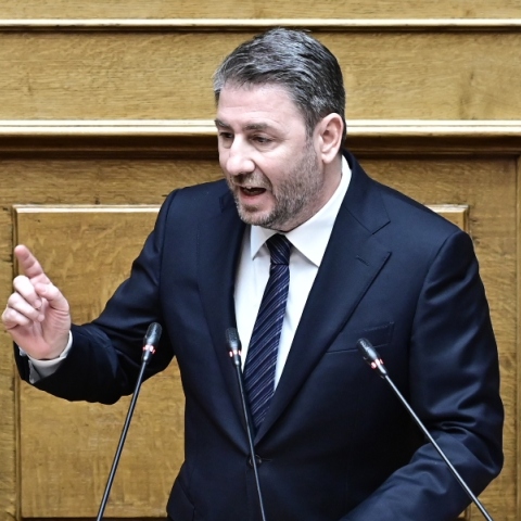 Ο πρόεδρος του ΠΑΣΟΚ, Νίκος Ανδρουλάκης