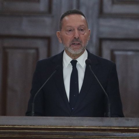 Ο διοικητής της Τράπεζας της Ελλάδας, Γιάννης Στουρνάρας 