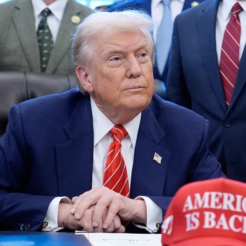 Ο πρόεδρος των ΗΠΑ, Ντόναλντ Τραμπ 