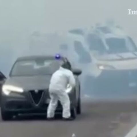 Κινηματογραφική ληστεία στην Ιταλία: Ανατίναξαν θωρακισμένο βαν σε εθνική οδό