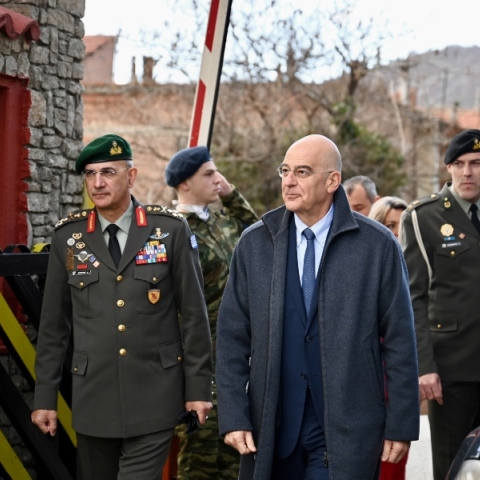 Ο Υπουργός Εθνικής Άμυνας, Νίκος Δένδιας, συμμετείχε στις εκδηλώσεις των "Δ' Καραβαγγελείων 2026", στην Καστοριά