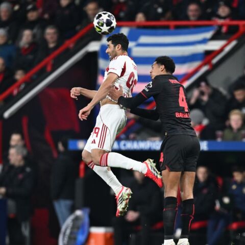 CHAMPIONS LEAGUE 2025-2026 / ΛΕΒΕΡΚΟΥΖΕΝ - ΟΣΦΠ (KLODIAN LATO / EUROKINISSI)