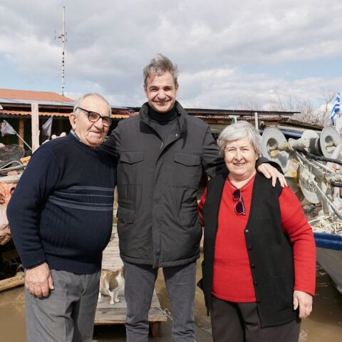Έβρος: Με την «Κυρά του Δέλτα» συναντήθηκε ο Κυριάκος Μητσοτάκης