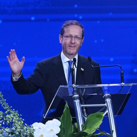 O πρόεδρος του Ισραήλ, Ισαάκ Χέρτζογκ