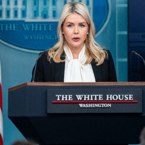 Η εκπρόσωπος Τύπου του Λευκού Οίκου, Καρολάιν Λέβιτ