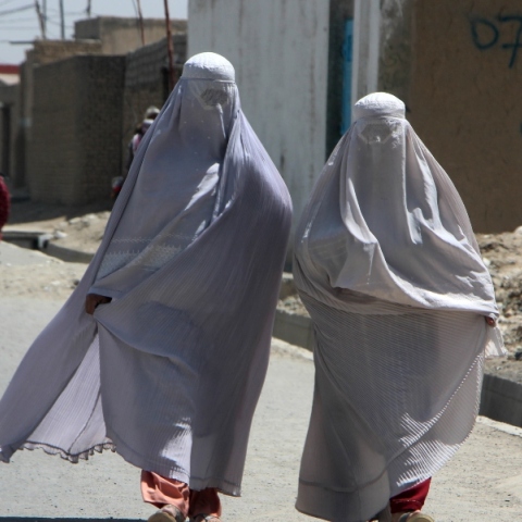 Γυναίκες με μπούρκα στο Αφγανιστάν
