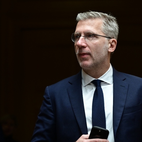 Ο υπουργός Επικρατείας, Άκης Σκέρτσος