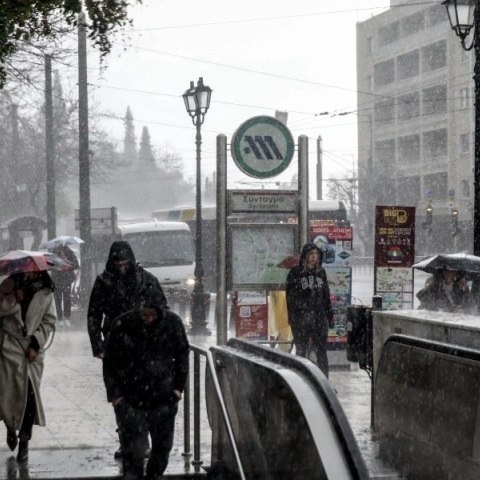 Koλυδάς: Δύο εξάρσεις της κακοκαιρίας Erminio στην Αττική την Τετάρτη 