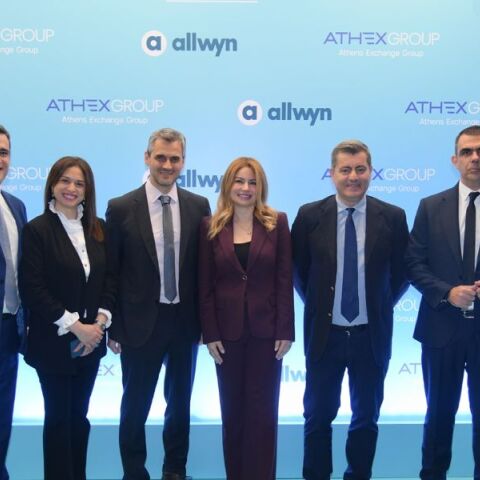  Ματθαίος Ματθαίου, Αιμιλία Στέλιαρου, Ηλίας Κατσαρός, Νάνση Βέρρα, Οδυσσέας Χριστοφόρου και Φώτης Ζησιμόπουλος, μέλη του top management της Allwyn στην Ελλάδα