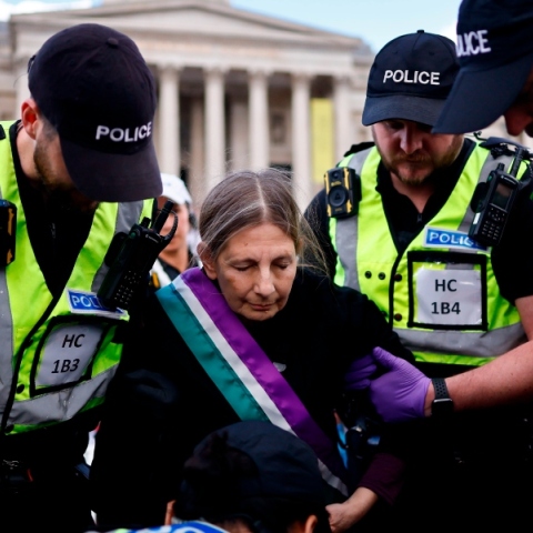 Τουλάχιστον 212 συλλήψεις σε διαδήλωση υπέρ της Palestine Action στο Λονδίνο	