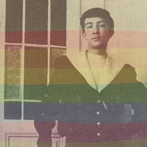 Ο Ναπολέων Λαπαθιώτης σε νεαρή ηλικία