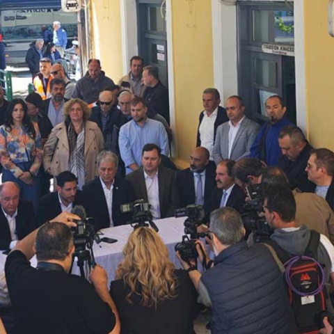 «Σφύριξε» το τρένο στη Φλώρινα με επιβάτη τον αναπληρωτή υπουργό Μεταφορών Κ. Κυρανάκη	