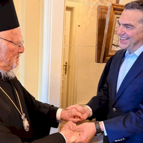 Συνάντηση Αλέξη Τσίπρα με τον Οικουμενικό Πατριάρχη Βαρθολομαίο – Τι συζητήθηκε