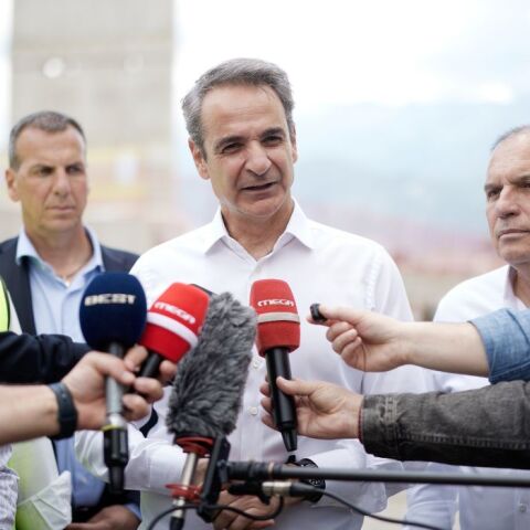 Μητσοτάκης: Εγκαινιάστηκε το ανακαινισμένο Παλάτι των Δεσποτών στον Μυστρά 