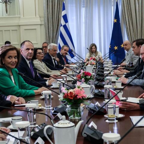 To Εθνικό Συμβούλιο Εξωτερικής Πολιτικής στο Υπουργείο Εξωτερικών
