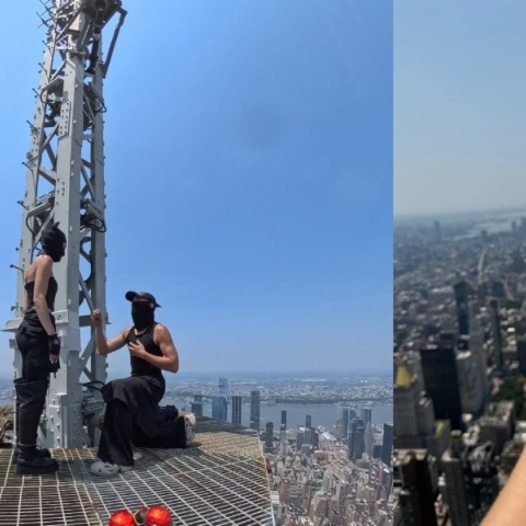 Ζευγάρι «κατέκτησε» την κορυφή του Empire State Building – Πρόταση γάμου στα 450 μέτρα...και σύλληψη