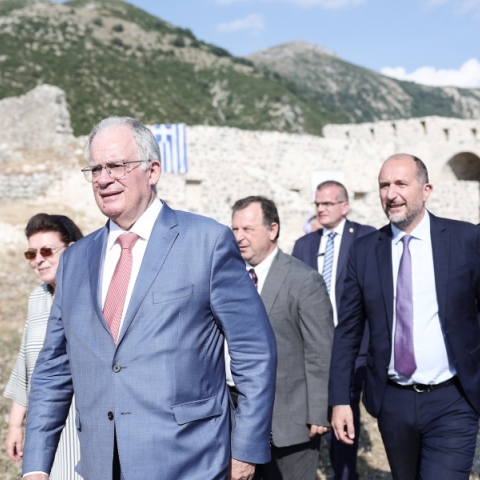 Ο Κων. Τασούλας στο Κάστρο της Κιάφας στο Σούλι - Τέλεσε τα εγκαίνια του έργου αποκατάστασης 