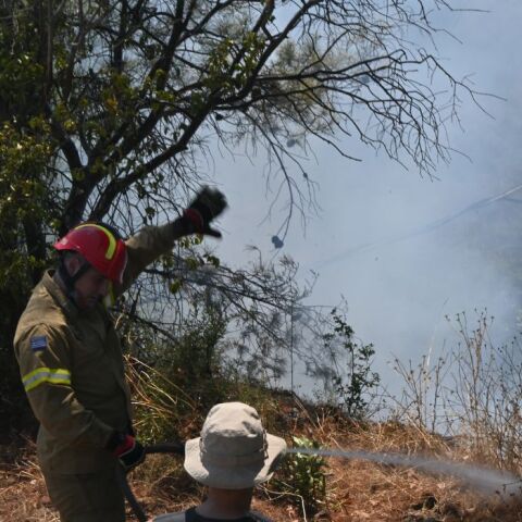 Φωτιά στην Αργολίδα: Εκκενώθηκαν τα Φίχτια 