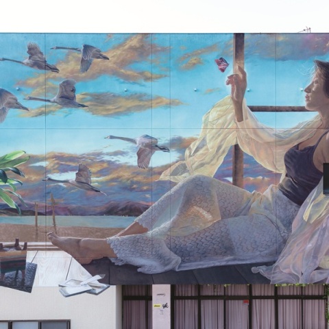 ATHENS STREET ART FESTIVAL, Hagoromo Mural in Kyoto 