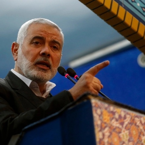 Ο ηγέτης της Χαμάς, Ισμαήλ Χανίγια 