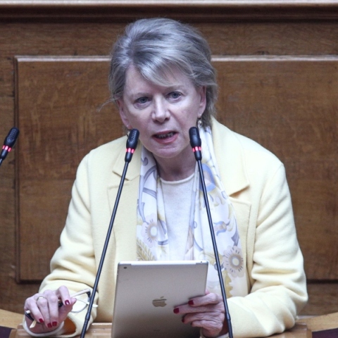 Η βουλευτής του ΣΥΡΙΖΑ, Έλενα Ακρίτα