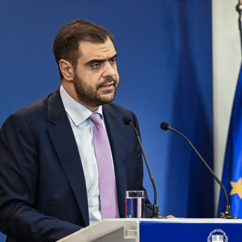 Ο κυβερνητικός εκπρόσωπος, Παύλος Μαρινάκης