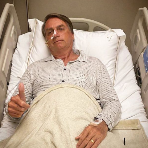 Ο Ζαΐχ Μπολσονάρου, πρώην πρόεδρος της Βραζιλίας, στο νοσοκομείο