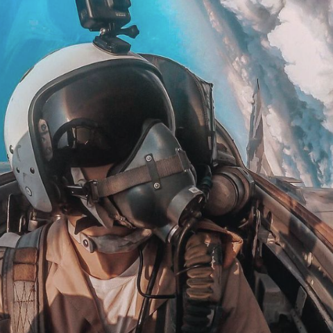 O ήρωας πιλότος της Ουκρανίας Vadym Voroshylov @instagram