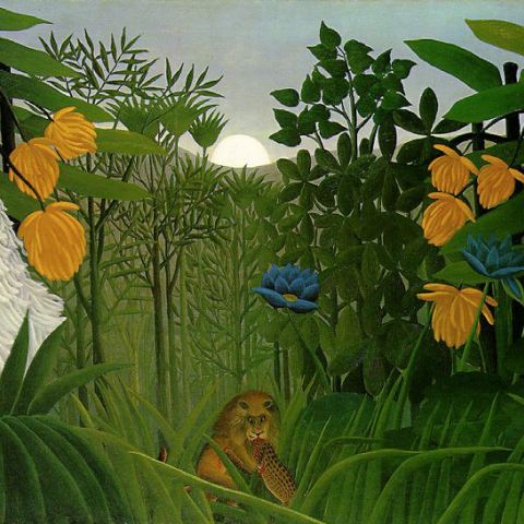 The Repast of the Lion, Henri Rousseau @wikipedia