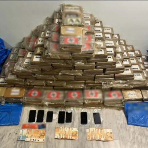 Η ποσότητα-μαμούθ κοκαΐνης που βρέθηκε στη Θεσσαλονίκη