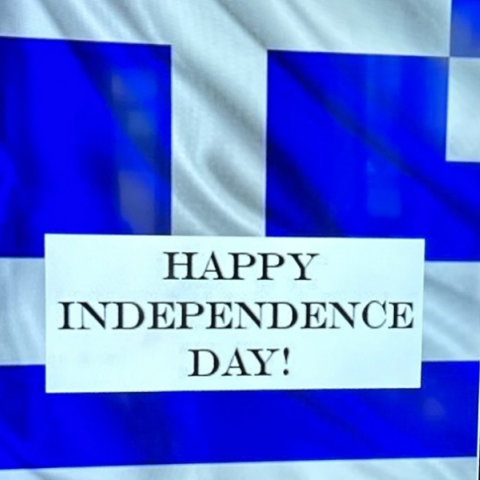 Εθνική Ελλάδας: Οι Γεωργιανοί τίμησαν την επέτειο της 25ης Μαρτίου με μήνυμα στο ξενοδοχείο