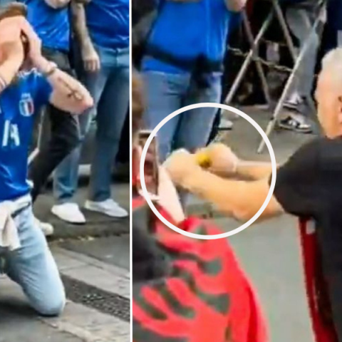 Euro 2024: Αλβανοί φίλαθλοι σπάνε μακαρόνια μπροστά στους Ιταλούς και γίνονται viral