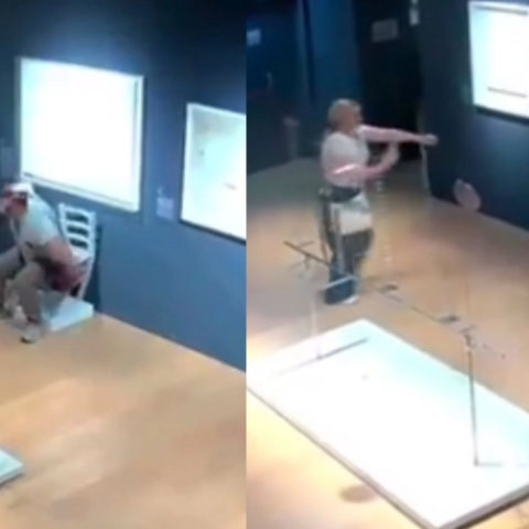 Αχ αυτές οι φωτογραφίες: Ζευγάρι έσπασε την καρέκλα «Βαν Γκογκ» σε μουσείο και έφυγε