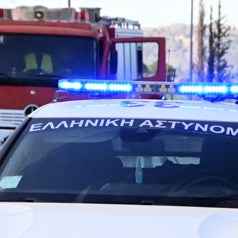 Πυροσβεστική και περιπολικό
