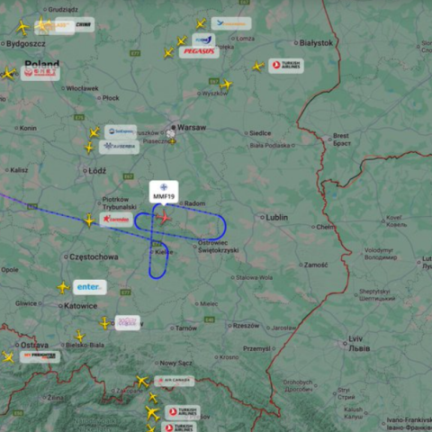 Πολωνία: Κλειστός ο εναέριος χώρος κοντά στα σύνορα με την Ουκρανία