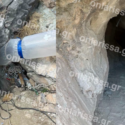 Λάρισα: Συνεχίζεται η επιχείρηση απεγκλωβισμού 53χρονου από σπηλιά – Του χορήγησαν οξυγόνο